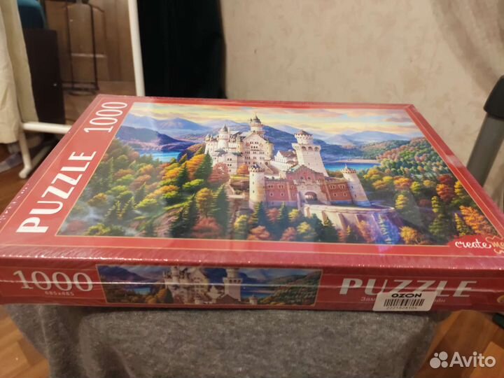 Пазл (паззл, мозаика) 1000 Нойшванштайн