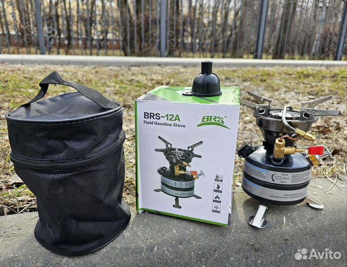 Бензиновая горелка плитка BRS