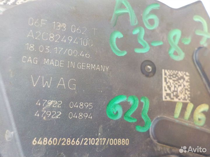 Заслонка дроссельная Audi A6 (C7) 2014