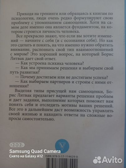 Борис Литвак 7 шагов к стабильной самооценке