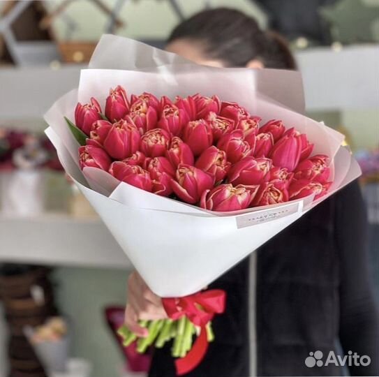 Тюльпаны букет цветов