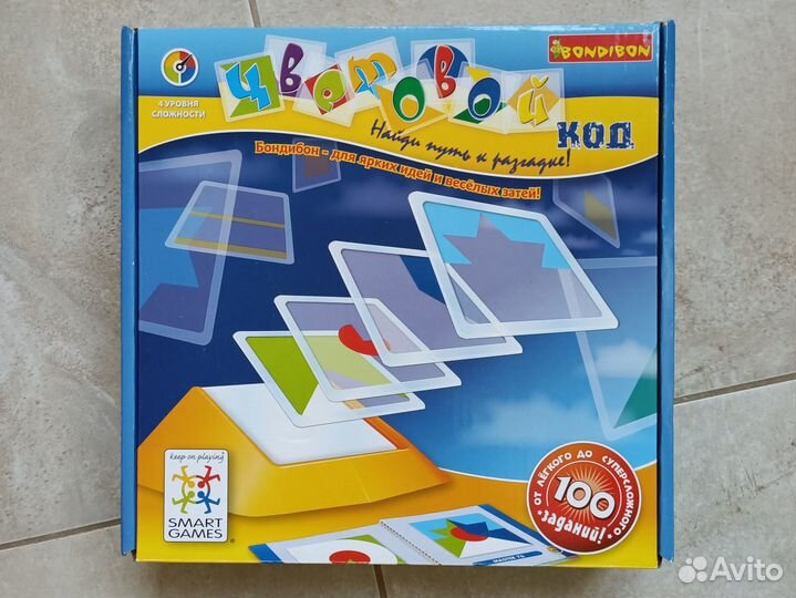 Bondibon Цветовой код. Настольная игра