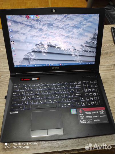 Ноутбук msi GP62 6QF leopard PRO
