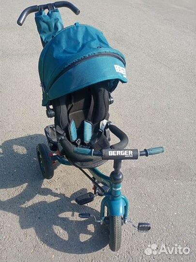 Велосипед коляска с ручкой