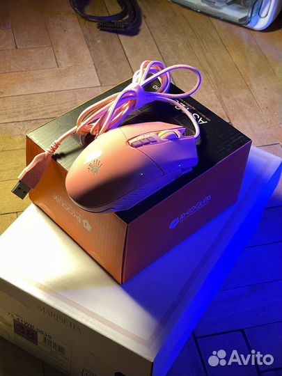 Игровая мышь Bloody p91s Pink