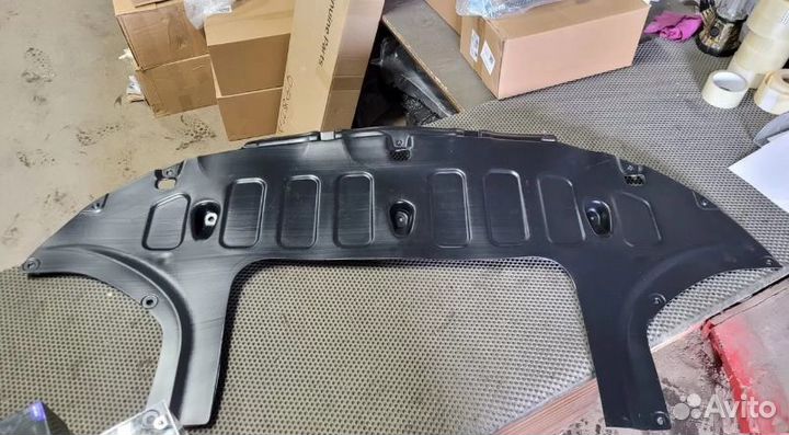 Пыльник переднего бампера Kia Rio X Line 2017