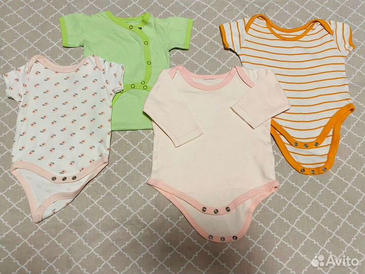 Теплые штанишки и боди на девочку