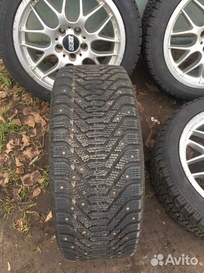 Колеса BBS шипы Goodyear на Сааб