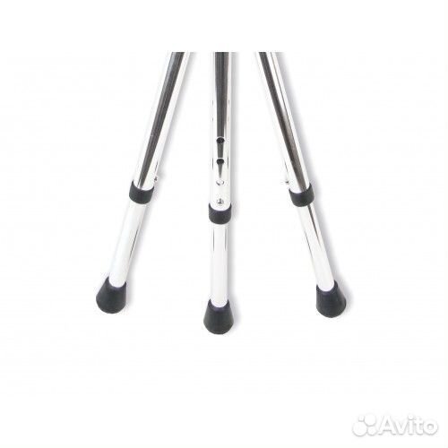 Трость телескопическая с трехопорным стулом