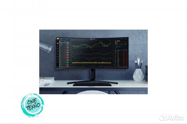 Монитор игровой Xiaomi Mi Curved Gaming Monitor 34