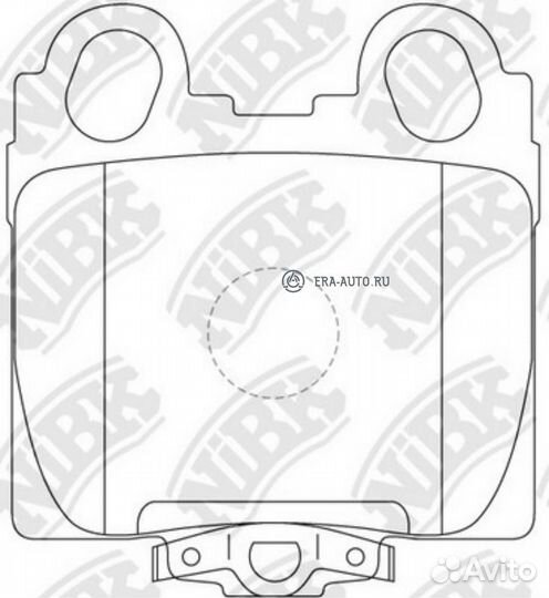Nibk PN1421 Колодки тормозные дисковые