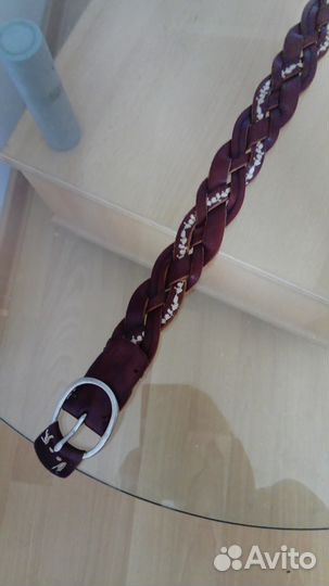 Ремень жен нат кожа Abercrombie&Fitch