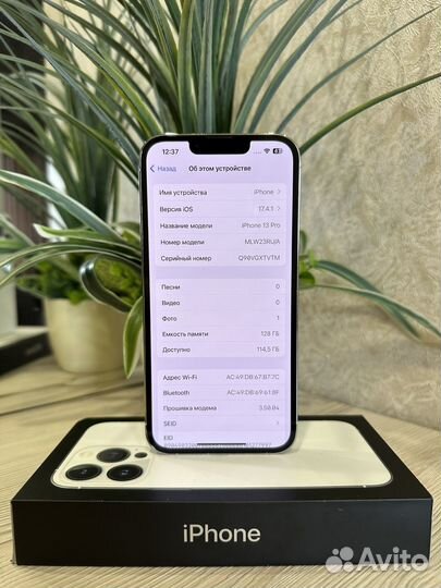 iPhone 13 Pro 128 gb (85акб, Идеал, Sim+eSim)