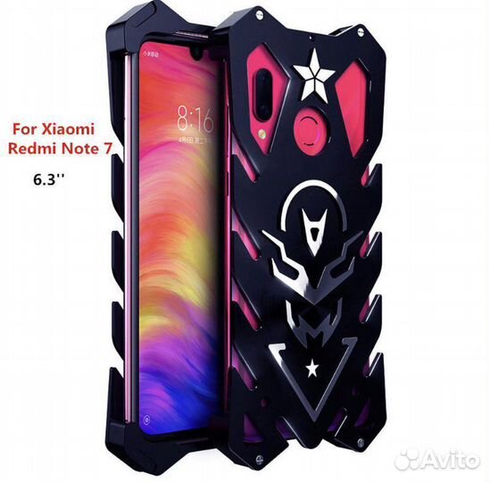 Металлический Чехол на Redmi Note 7