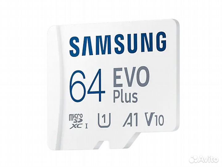 Карта памяти Samsung EVO Plus microsdxc 64GB