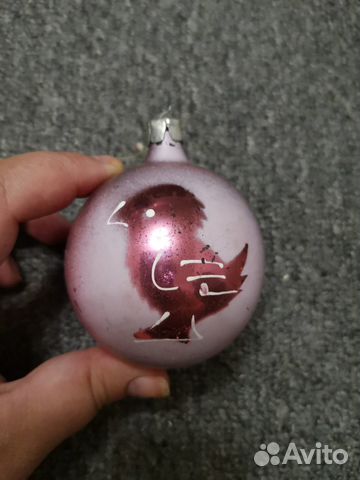Елочные игрушки стекло СССР