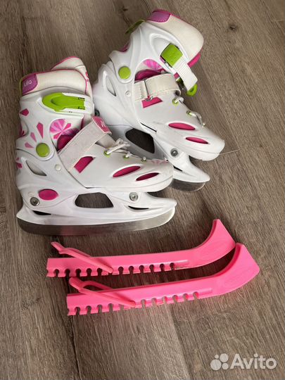 Коньки детские для девочки р 30-34
