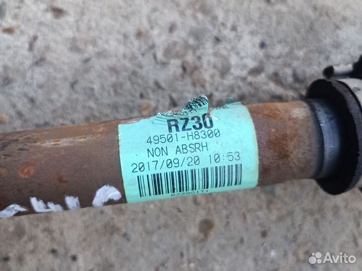 Привод шруз правый АКПП kia rio 4