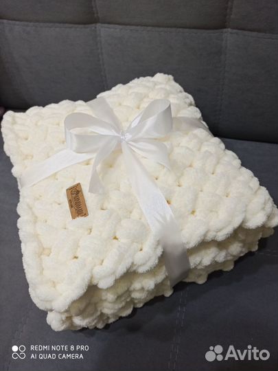 Плед детский плюшевый