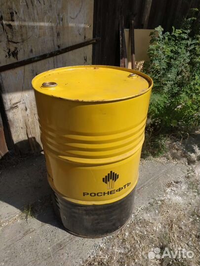 Бочка металлическая 200л с крышкой