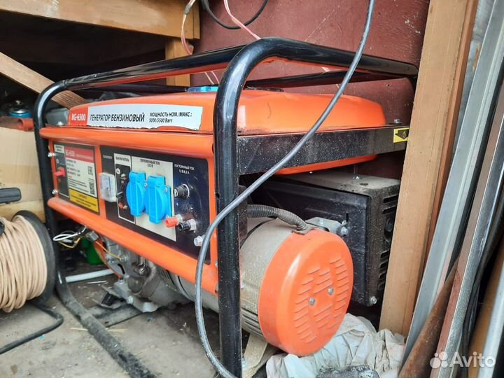 Генератор бензиновый 5 квт бу