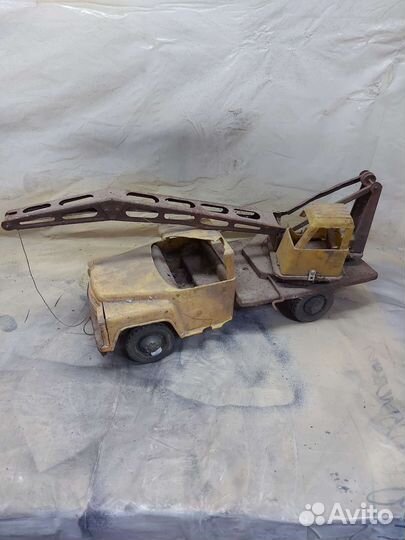 Детская игрушка СССР Автокран зил130