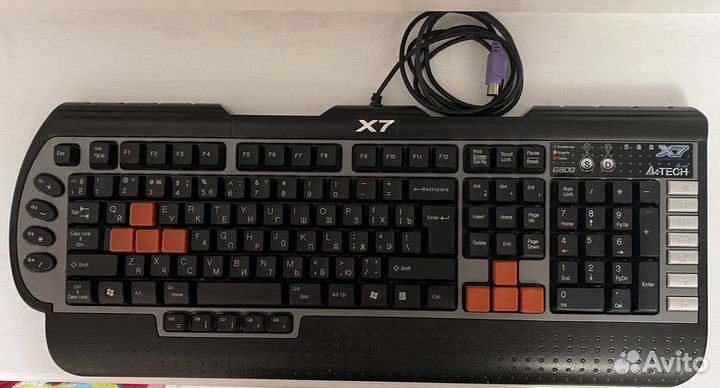 Клавиатура A4tech X7 g800