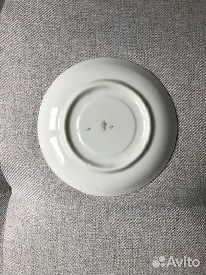 Блюдце фарфор СССР дфз