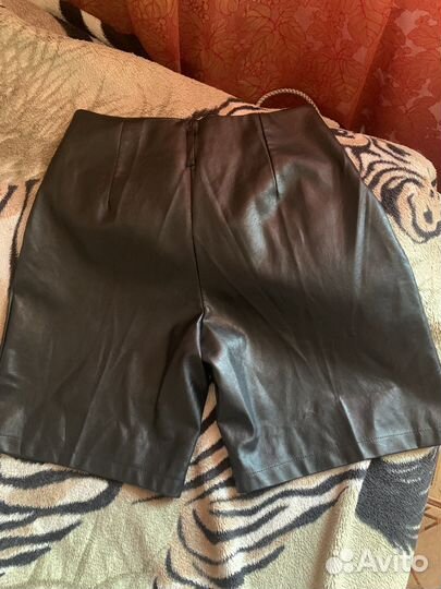 Шорты эко кожа
