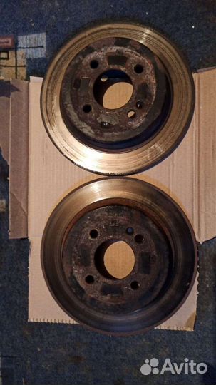 Тормозные диски kia rio 3 задние и колодки