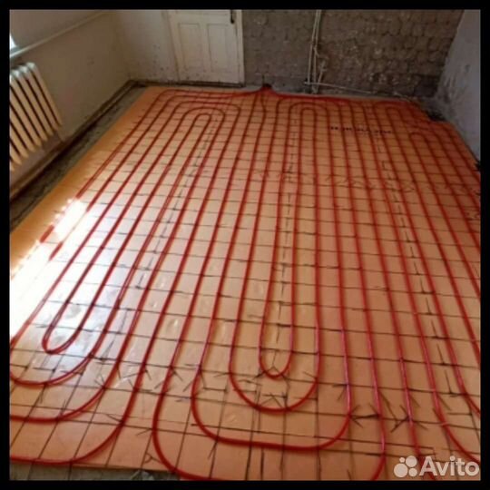 Монтаж теплых водяных полов под ключ