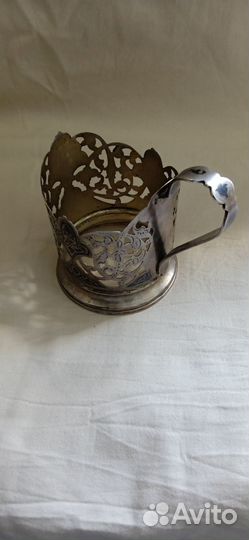 Подстаканник серебряный