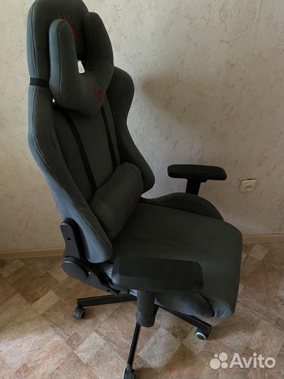 Кресло игровое A4Tech Bloody GC-700 серый