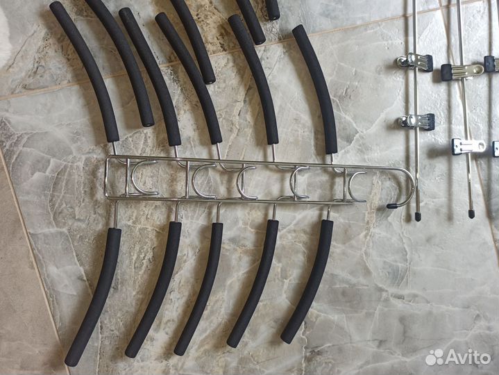 Набор вешалок из нержавеющей стали (4 шт)