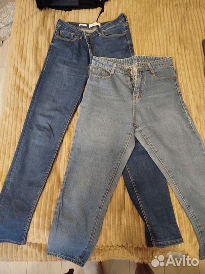 Джинсы пакотом 44-46
