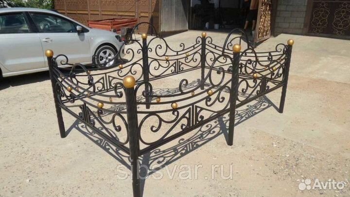 Готовая ограда.установка