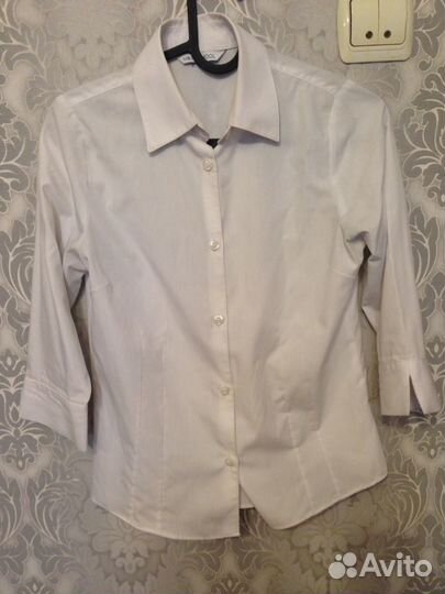 Школьная блузка M&S Easy to Iron с рукавом 3/4