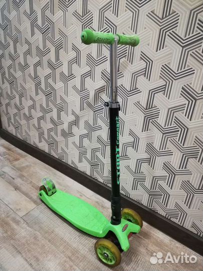 Самокат детский трехколесный складной