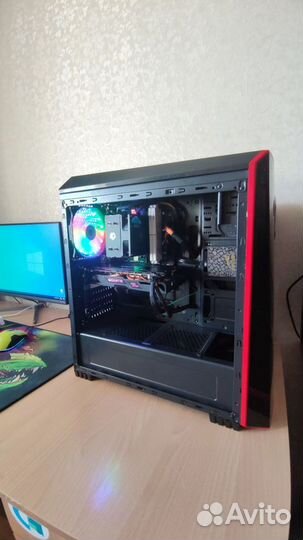 Игровой пк I3 12100F/RX580-8GB/RAM 16 DDR4/SSD/HDD