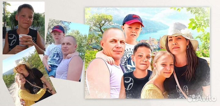 Портрет на холсте по фото на заказ