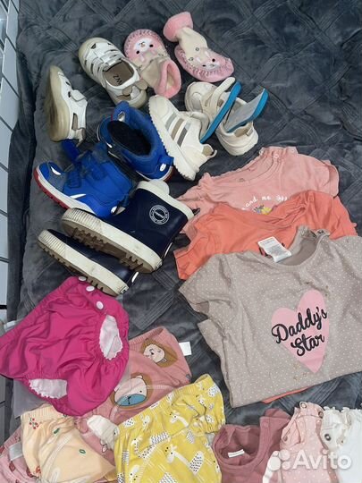 Пакет вещей на девочку 74 80