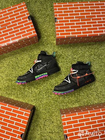 Кроссовки OFF-white Nike Air Force 1 Mid SP ориг