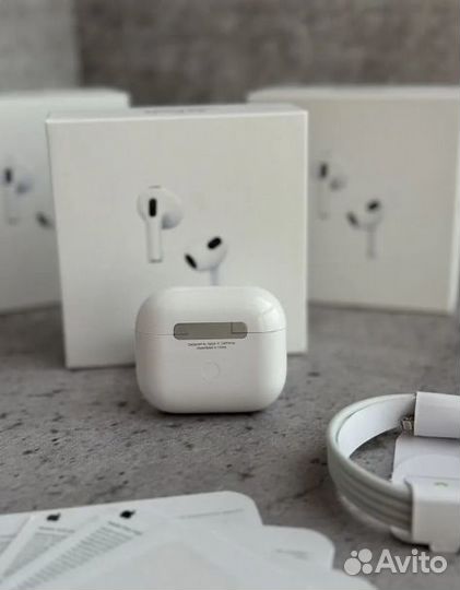 AirPods 3 (Гарантия) + (Чехол)