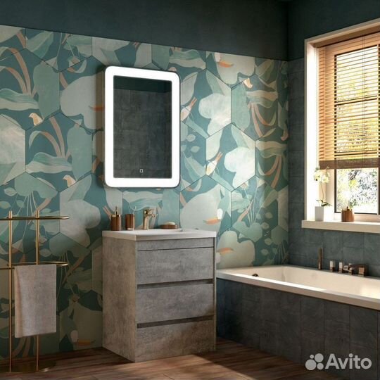 Тумба с раковиной Art&Max Family 60 серый