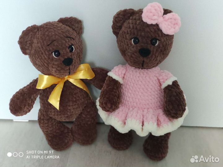 Плюшевые мишки. Ручная работа