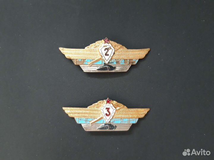 Знак классность танковых войск, класс 2,3