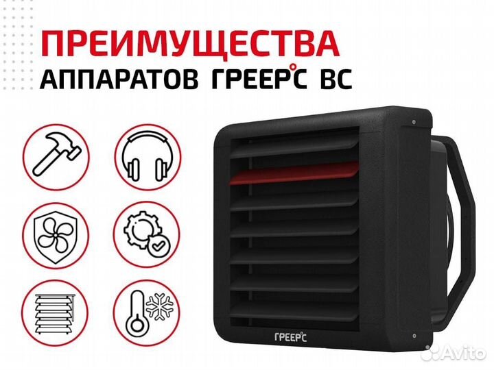 Тепловой вентилятор водяной