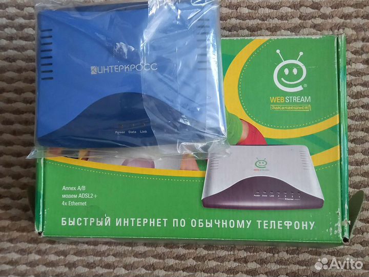WEB stream модем adsl2 Annex A/B
