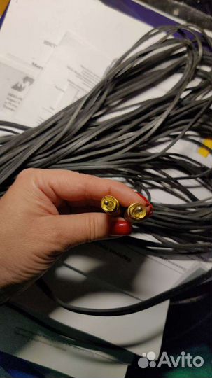 Акустические провода, разъём RCA