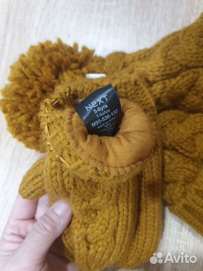 Шапка варежки